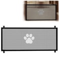 thumbnail image 1 of Pet Dog Gate for Stairs Folding Dog Barrier Safety Stair Mesh Gates Suitable for Indoor House Use, 1 of 5