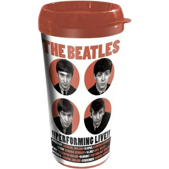 The Beatles - 1962 Performing Live: 16 oz. Plastic Travel Mug