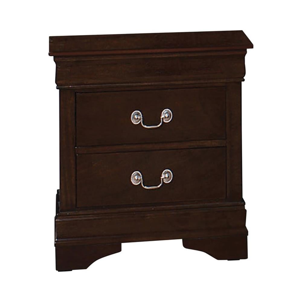 Louis Philippe Panel Bedroom Set with High Headboard
