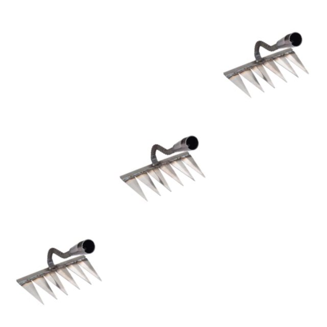 Matsuzay Opciones de múltiples especificaciones de Artifact Harrow para deshierbar en el jardín y compactar el suelo para aflojar el suelo [6 Type1 NO1