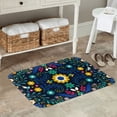 thumbnail image 7 of Yiaed Colorful Mexican Flower Print Flannel Doormat Mat Outdoor Indoor Door Mats,Welcome Matt Outdoor Front Door Mat Doormat Outdoor Mat Outdoor Mat,16"x24", 7 of 7