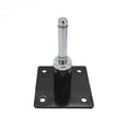 thumbnail image 1 of Miangastore 1pc Aluminium Alloy Flagpole Bracket Flag Post Support Base Flagstaff Wall Mount Flagstick Fixator, 1 of 8