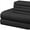 Black Solid, variant on Bed Sheet 6 Piece, 100% Egyptian Cotton, 12" Deep Pocket, 600 Thread Count - Black Solid, Twin Size.