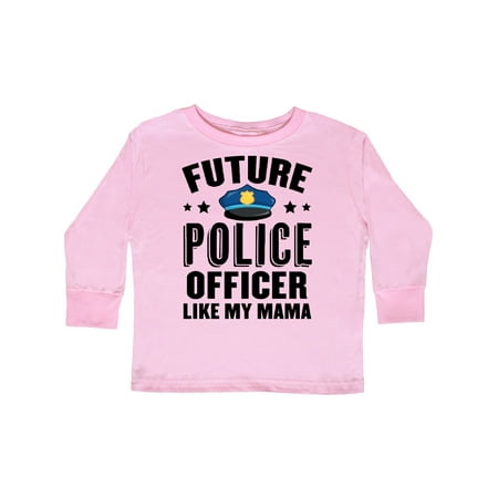 

Inktastic Future Police Officer Like My Mama Gift Toddler Boy or Toddler Girl Long Sleeve T-Shirt