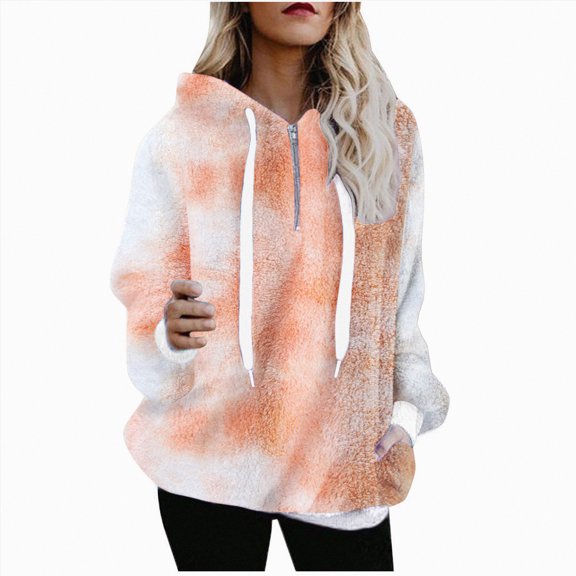 Tunic Tops for Leggings Plus Size Fall Winter Loose Hooded Long-sleeved Bubble Cuff One Shoulder Hoody Heart Print Hoodie Cotton Sweatshirt Sweatshirts(Grey,XL)
