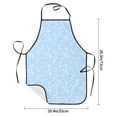 thumbnail image 2 of Sikiie Blue snowflakes elegant Aprons for Kitchen Cooking Aprons, Chef Apron for Men Women Chef, 2 of 7