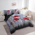 thumbnail image 3 of Castle Fairy Girls Romantic Rose Twin Bedding Sets,Vintage Cabin Bedding Comforter Set, 3 of 8