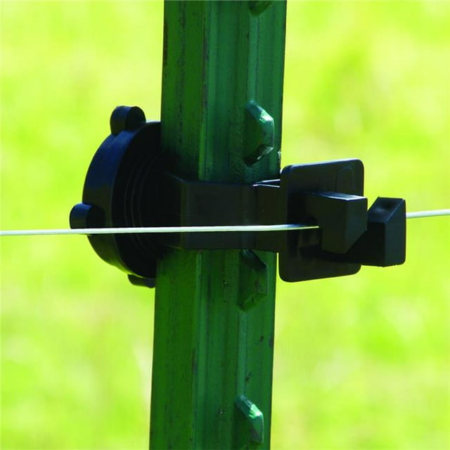 Patriot 816064 T-Post Screw On Insulator - Black