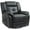 Black, variant on HOMCOM 8-Point Vibration Massage Recliner Chair for Living Room, Cream