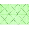 thumbnail image 1 of Ahgly Company Indoor Rectangle Solid Green Modern Area Rugs, 2' x 4', 1 of 4