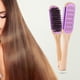thumbnail image 4 of Cepillo para el cabello cara, para el cabello, en apariencia , herramienta para peinar el cabello, abrazadera de cepillo - púrpura Macarena Peine de pelo de doble cara., 4 of 8