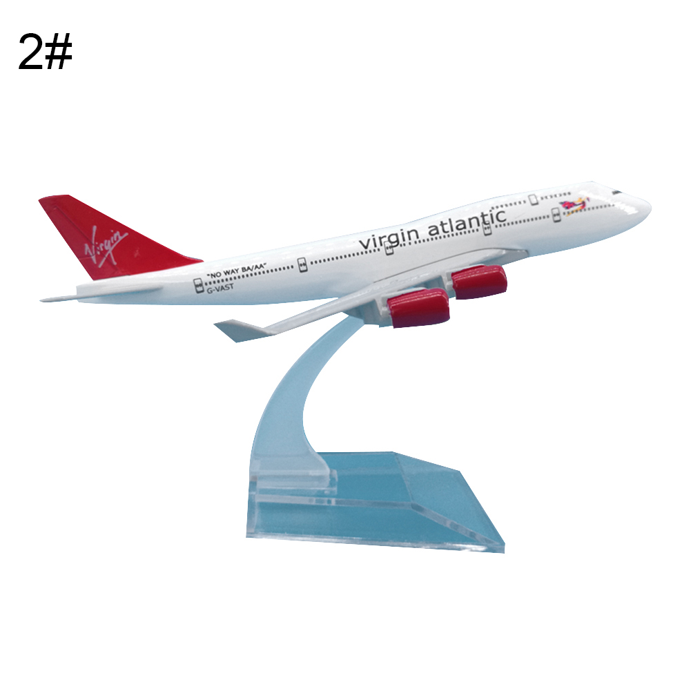 Cheers US 1/400 16cm A330 UK 747 Metal Diecast Plane Model Aircraft Airlines Aeroplane Desktop Toy - image 2 of 7