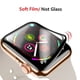 thumbnail image 5 of Protector pantalla cubierta completa TPU transparente HD 2 piezas para Apple Watch 1-9 SE 40 mm, 5 of 9