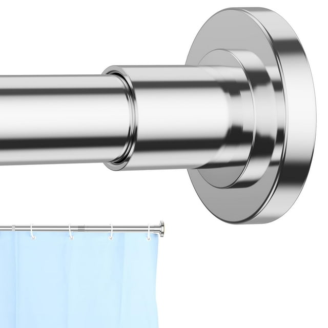 Barra para cortina de ducha CorkLatta, acero inoxidable, 80 — 200 cm, cromada
