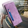 thumbnail image 5 of TECH CIRCLE Wallet Case for Samsung Galaxy S21 FE,Premium PU Leather Magnetic Closure Folio RFID Blocking Card Slots Flip Kickstand Full Body Protection Shockproof Phone Case,Purple, 5 of 10