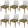 thumbnail image 2 of KLL Santa Claus And Gnomes Pattern Seat Covers for Dining Room Chairs,Washable Chair Seat Chair Covers Seat Protector-Six Piece, 2 of 7