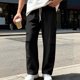 thumbnail image 3 of Ceisia Men Solid Color Loose Casual Pants Elastic Waist Drawstring Sports Gift Work Trousers, 3 of 9