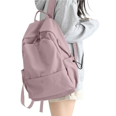 School Backpack Womens, Causal Travel School Bags 15.6 Inch Laptop Backpack for Student Lightweight Rucksack Water Resistant Bookbag College Men Work Daypack Purple
