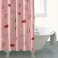 thumbnail image 4 of Red Strawberry Plants Fruit Shower Curtain 84"x72" ,Bathroom Decorative Shower Curtains Set with 12 Hooks,Modern Waterproof Washable Shower Curtain, 4 of 6