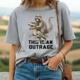 thumbnail image 2 of Raccoon This Is An Outrage Shirt, 2 of 5