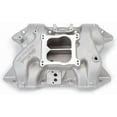 thumbnail image 3 of Edelbrock 2186 Performer 383 Intake Manifold; Satin Finish; EGR/Non-EGR; Idle-5500 rpm; For 4 bbl Carbs;, 3 of 3