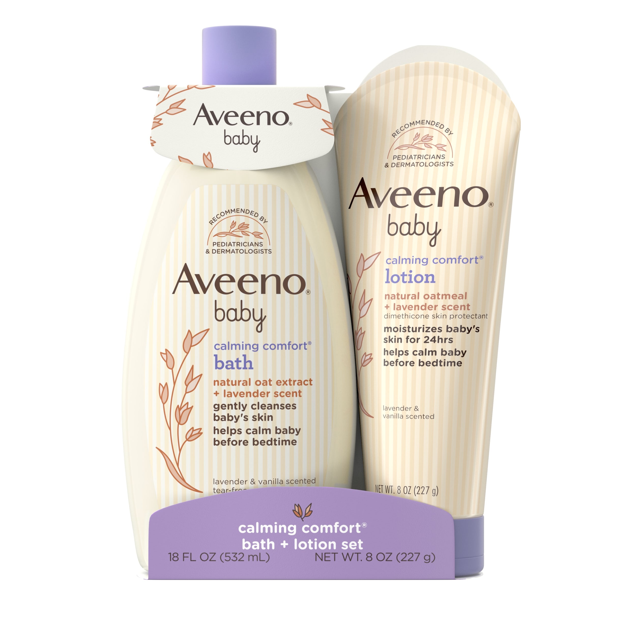 aveeno baby calming comfort lotion lavender & vanilla