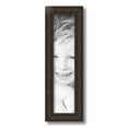 thumbnail image 2 of ArtToFrames 4x17" Plum Victorian Emboss Picture Frame, Brown Wood Poster Frame, with Regular Glass and Foam Backing 3/16 inch (FBPL-5080), 2 of 7