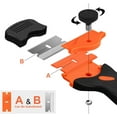 thumbnail image 2 of Glass Cooktop Scraper, Including 20 Replacement Scraper Blades, Multi-Purpose Cleaning Scraper for Scraping Labels, Decals, Stickers, Caulking, 2 of 4
