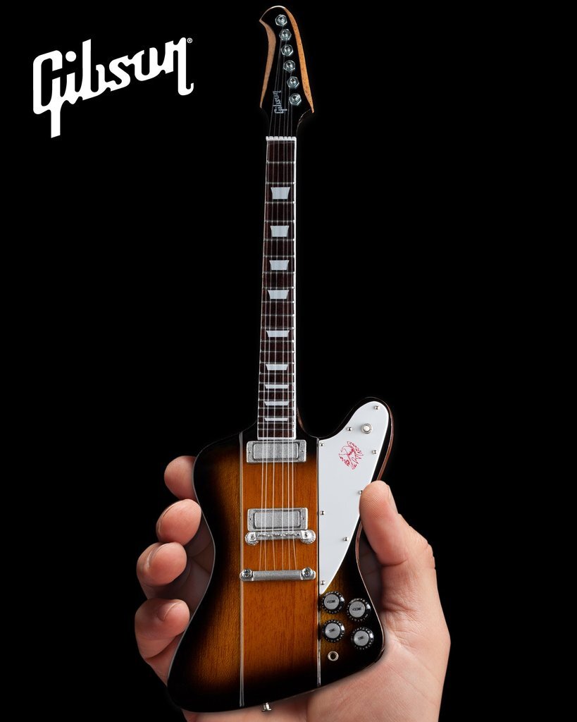 Gibson Firebird V Vintage Sunburst 10 Inch Miniature Guitar Replica