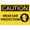 Warning Sign 2, variant on Caution Watch Your Step Use Handrail Metal Aluminum Sign 12 x 8 Inches - Weather Resistant, Waterproof, Indoor Outdoor Staircase, Ramp Use