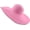 Pink, variant on Wide Brim Roll-up Big Beautiful Solid Color Floppy Hat