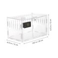 thumbnail image 2 of BESTYASH 1Pcs Reptile Tank Acrylic Transparent Square for Storing Live Food Temporary 7x7x11.6 In, 2 of 5