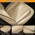 thumbnail image 4 of DIKSOAKR Car Seat Covers Fit for Subaru Outback 2010-2025: Full Set Waterproof Leather Vehicle Seat Cushion Luxury Automotive Protector(5 Seats, Beige), 4 of 6