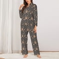 thumbnail image 2 of Sigee Animal Paw for Women’s Pajama Sets Long-Sleeved Pjs Sets for Women 2 piece Sleepwear-Medium, 2 of 7