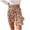 Red, variant on OOOUM Women Floral Mini Skirt Elastic High Waist Drawstring Tiered Ruffle Flowy A Line Summer Beach Casual Short Skirt Navy XXL