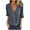 Gray, variant on Tnhcen Women's Summer Cotton Linen V-Neck Button-Up Shirts - Breathable Loose Fit Tops | Plus Size Friendly S-3XL | Casual Daily Linen Blouses