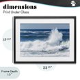 thumbnail image 4 of Stupell Industries Transitional Crashing Waves Splash Black Framed Print Under Glass, 23 x 17, by JLM Photographs, 4 of 8