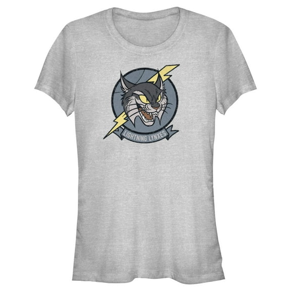 Junior's Strange World Lightning Lynxes Graphic Tee Athletic Heather X Large