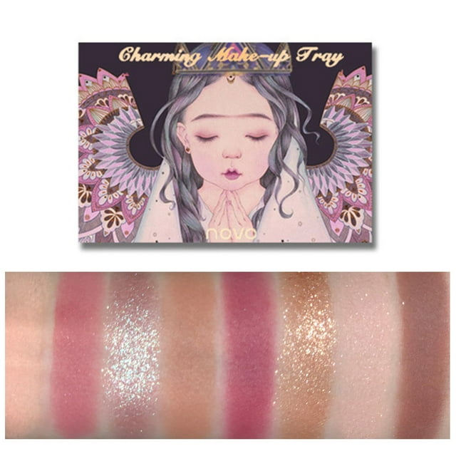 8 Colors Professional Makeup Eyeshadow Palette Set Eye Contour Powder Eyeshadow Tray Women Cosmetic