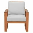 thumbnail image 2 of Alaterre Furniture Grafton Eucalyptus Wood 4-Piece Set with 2 Chairs, Bench and Cocktail Table, Natural, 2 of 10