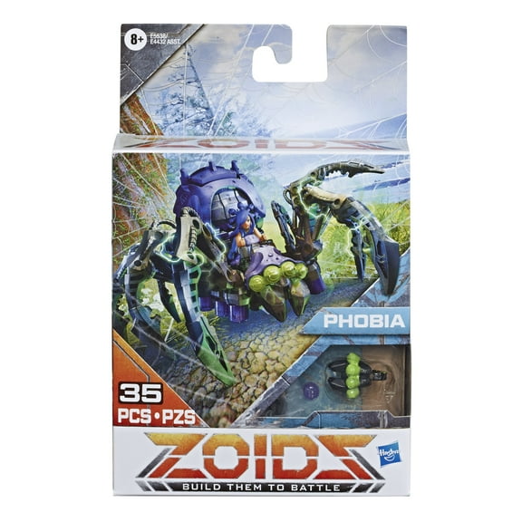 Zoids Mega Battlers Phobia - Spider-Type Buildable Beast Figure, Wind-Up Motion - Kids Toys Ages 8 and Up, 35 Pieces