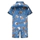 thumbnail image 3 of Conjunto de pijama de verano para hombre, conjunto de pijama informal fino de manga corta con pantalones cortos y cárdigan, conjunto de pijama para hombre, ropa de dormir y pantalones para hombre, 3 of 4