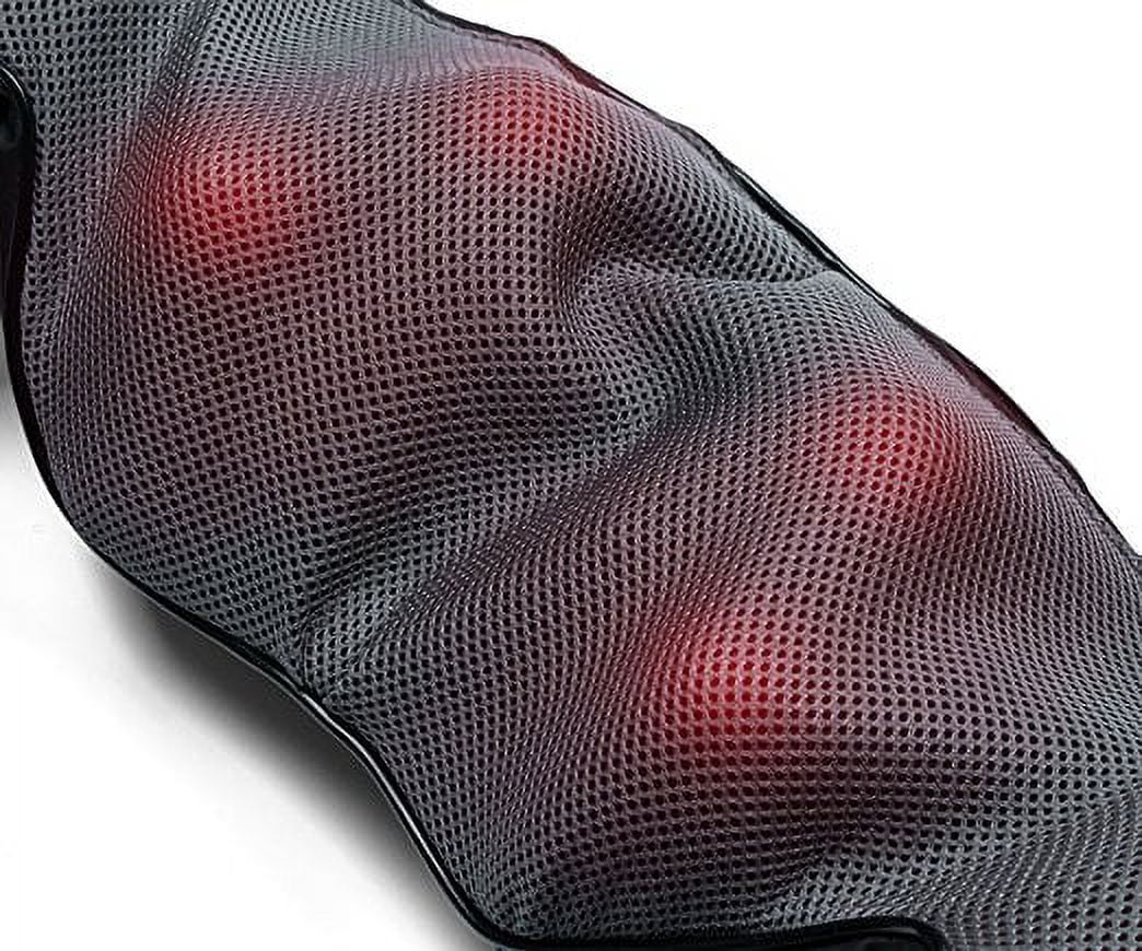 Nekteck Shiatsu Deep Kneading Massage Pillow with Heat, Car/Office