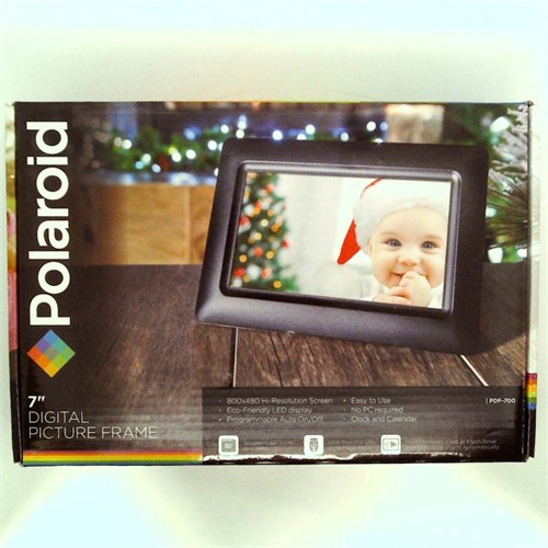 digital photo frame 7 screen polaroid