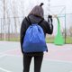 thumbnail image 2 of Mochila con cordón, impermeable, con bolsillo con cremallera, para gimnasio, natación, para hombres y mujeres., 2 of 6