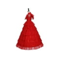 thumbnail image 4 of Elegant Red Lace Wedding Dress Suitable For Women, 4 of 12
