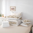 thumbnail image 6 of jejeloiu Beach Themed 7 Pieces Full Size Bedding Sets For Girls,Starfish Seashell Full Size Bed in a Bag,Beige,Reversible, 6 of 7
