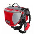thumbnail image 1 of Billuyoard Bolsa de sillín de tela Oxford para mascotas, mango de elevación de repuesto reutilizable portátil, alforja ajustable reflectante Suministros para perros M rojo, 1 of 6