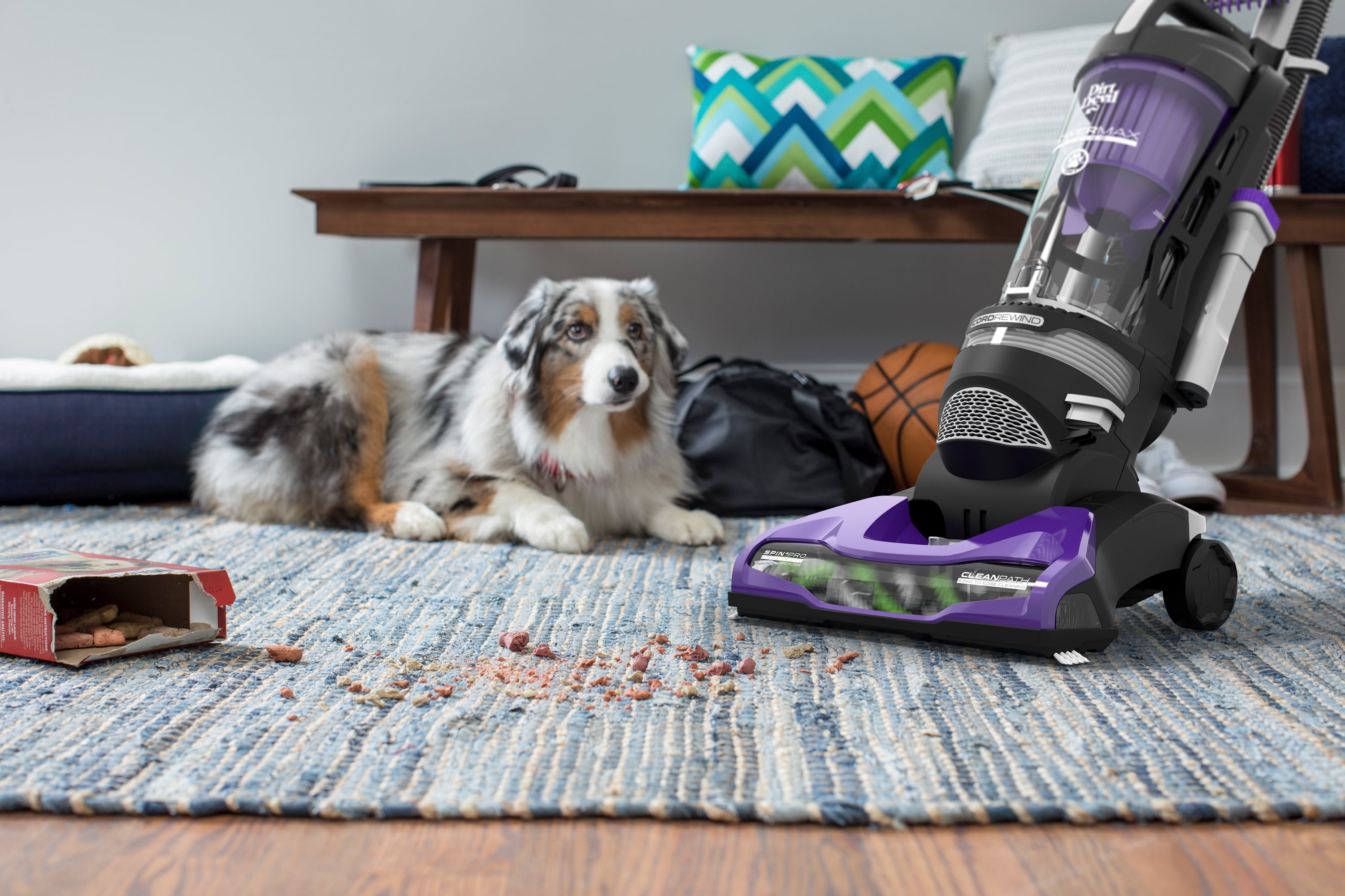 Dirt Devil Power Max Rewind Pet Bagless 