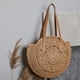 thumbnail image 4 of Guardurnaity Bolso de playa de paja Estilo bohemio, bolso de hombro duradero y ecológico, bolso de mujer, bolsos de mano Bolsas de mensajero y de hombro Caqui, 4 of 6